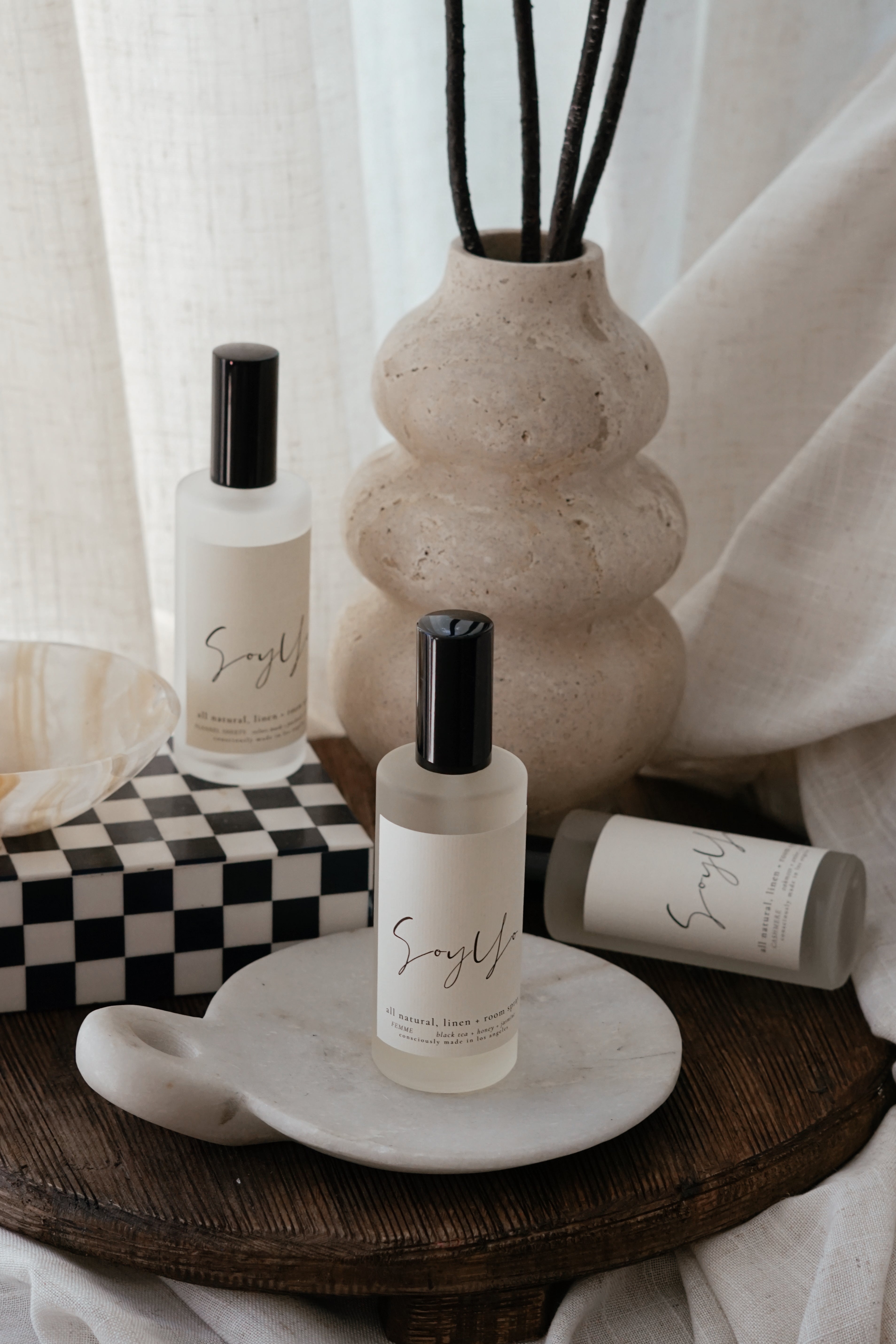 femme linen + room spray